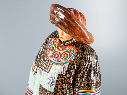 Скульптура Народности России Качинская женщина арт. 82.85842.00.1