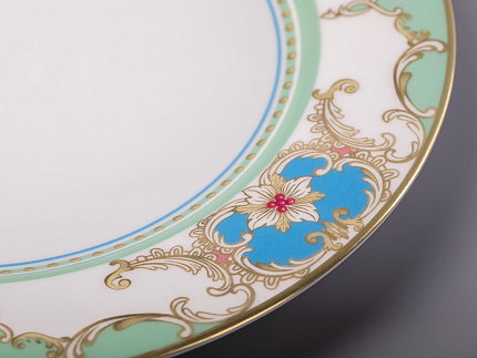 Тарелка плоская 270 мм форма Стандартная рисунок Аквамарин арт. 80.42465.00.1