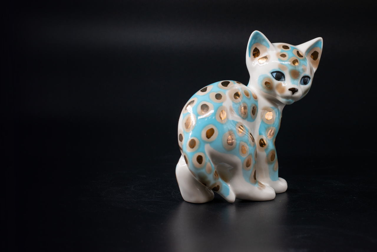 Скульптура Кошка Лео, арт 62.13625.00.1, 