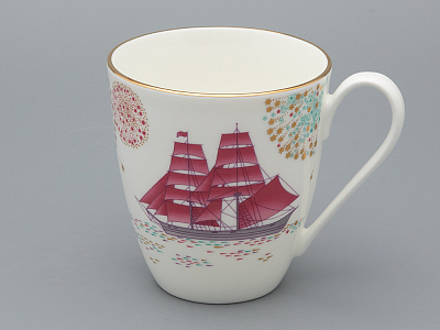 Бокал форма Вариации рисунок Алые паруса, арт. 80.05043.00.1