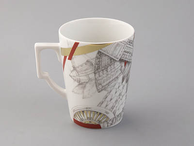 Бокал с блюдцем в подарочной упаковке, форма Гранд, рисунок Маршалы победы Константин Рокоссовский, арт. 81.33244.00.1