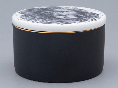 Шкатулка в подарочной упаковке, форма Идиллия, рисунок Тотем. Лев арт. 81.31592.00.1