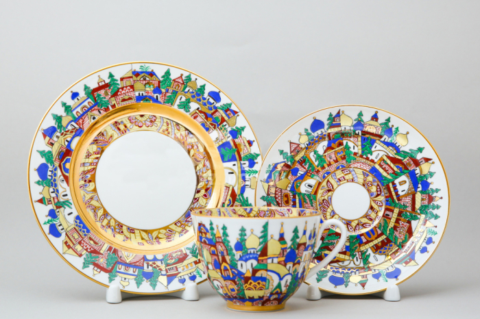 Трехпредметный комплект Весенняя Русская фантазия арт. 81.20887.00.1, 