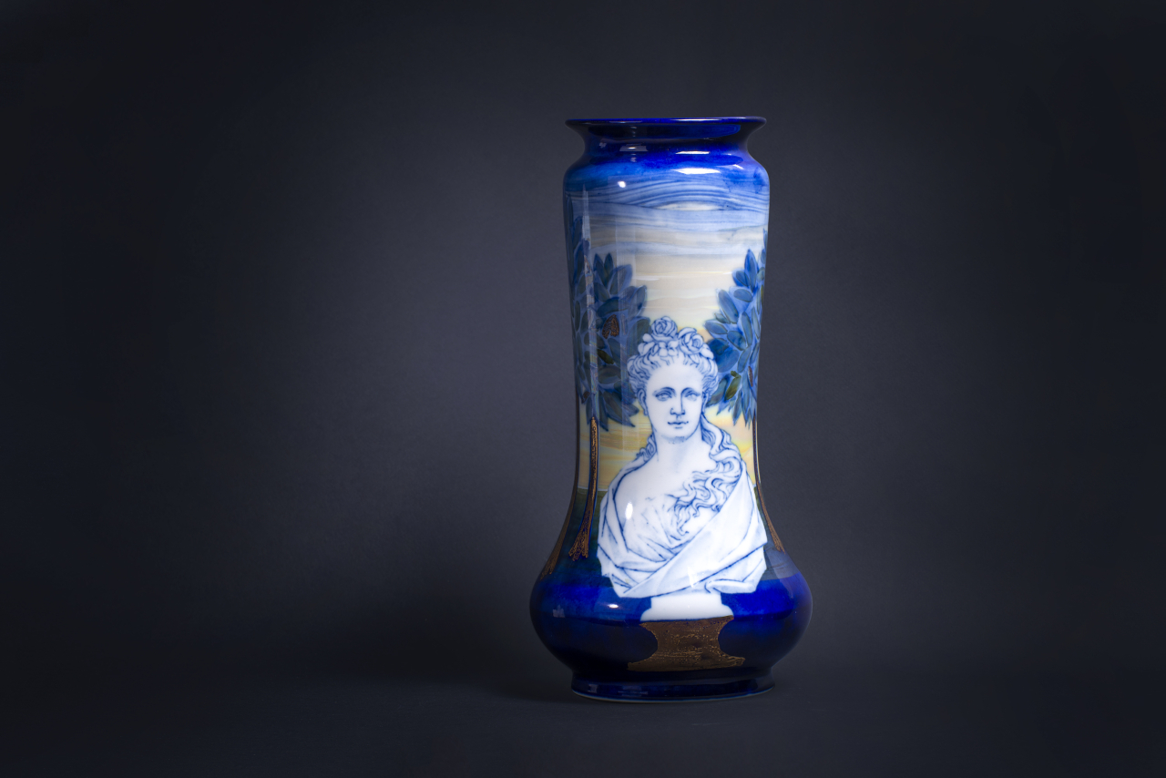 Ваза Летний сад рисунок Весна и лето на форме Альфа рисунок арт. 60.10810.00.1, 