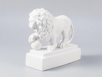 Скульптура Лев Белый арт. 82.63357.00.1, 