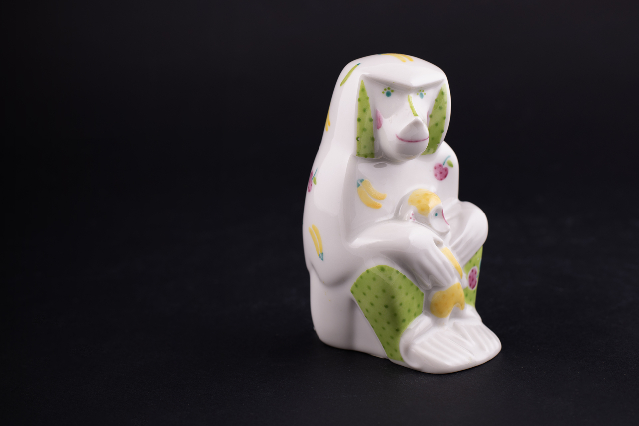 Скульптура Павиан с желтым детенышем, арт 62.08843.00.1, 