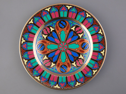 Тарелка декоративная 270 мм Европейская, в подарочной упаковке, рисунок Готическая 12 арт. 81.25632.00.1