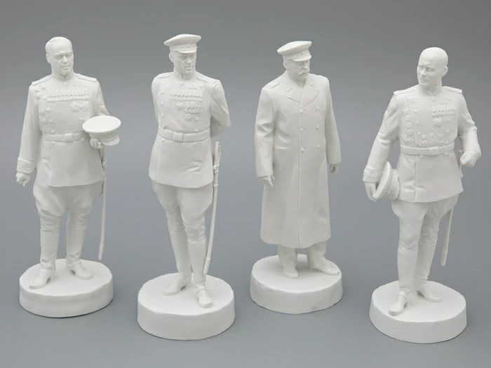 Скульптура Маршал Говоров Л.А., в подарочной упаковке, Белый бисквит, арт. 81.34246.00.1, 