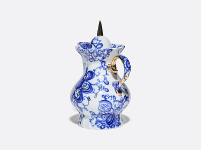 Сливочник 400 мл.,  форма Шатровая, рисунок Поющий сад арт. 80.00648.00.1