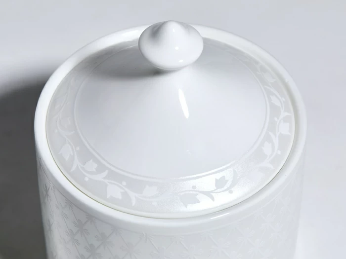 Сервиз чайный на 4 персоны 10 предметов в подарочной упаковке, форма Идиллия, рисунок Жемчужная сетка, арт. 81.34970.00.1, 