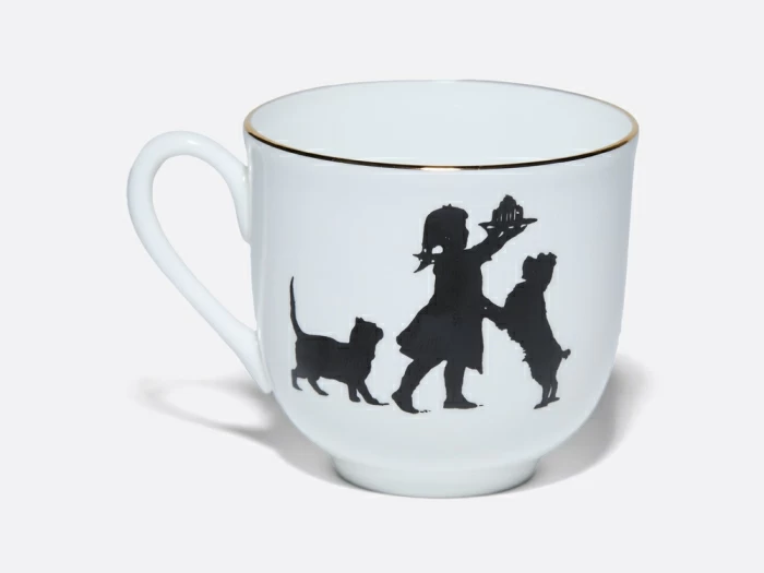 Чашка с блюдцем кофейная 180 мл.,  форма Ландыш, рисунок Именинница арт. 81.15705.00.1, 