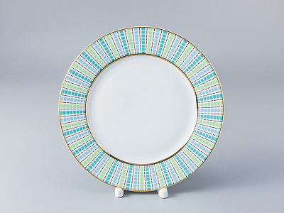 Тарелка мелкая 215 мм форма Европейская-2 рисунок Дублин арт. 80.9773100.1