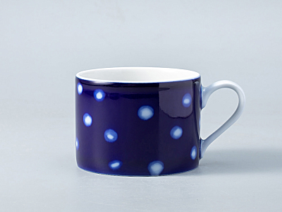 Чашка с блюдцем форма Соло рисунок Реки России. Обь арт. 81.28758.00.1