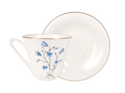 Чашка с блюдцем чайная форма Сад рисунок Колокольчик арт. 81.26757.00.1, 