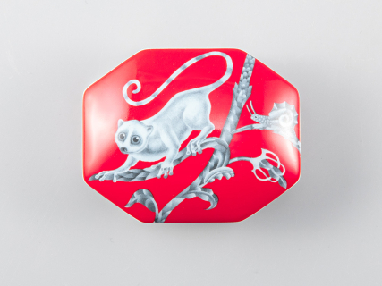 Туалетная коробочка Лямурия красный  арт. 80.37610.00.1, 