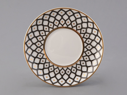 Чашка с блюдцем кофейная 115 мл., форма Идиллия, рисунок Неро 2, арт. 81.32142.00.1, 