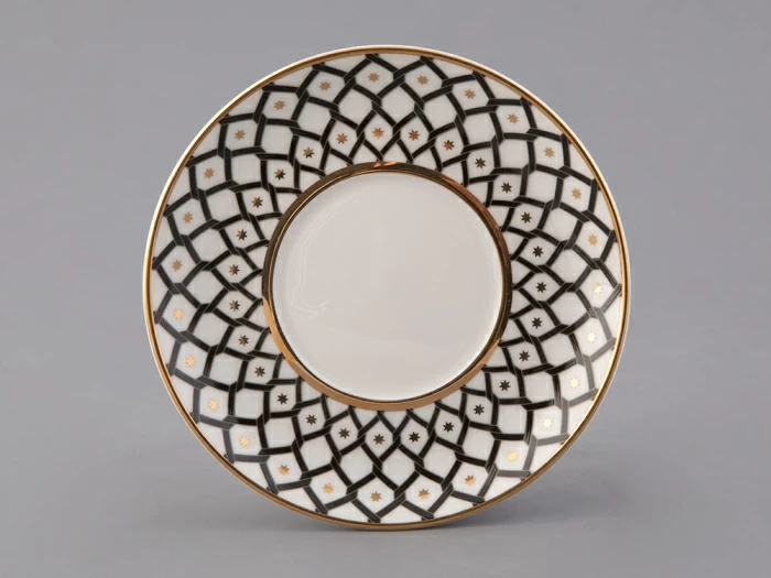 Чашка с блюдцем кофейная 115 мл., форма Идиллия, рисунок Неро 2, арт. 81.32142.00.1, 