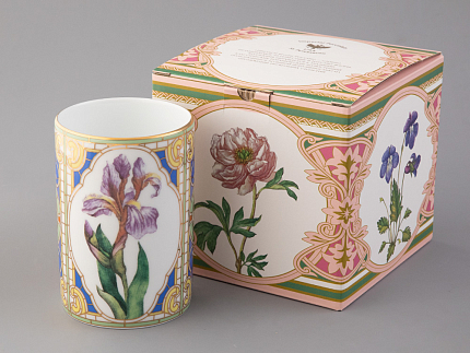 Бокал 400 мл в подарочной упаковке, форма Соло, рисунок Нежный Ирис, арт. 81.32712.00.1