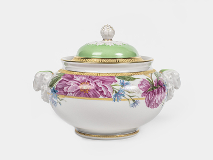 Сервиз чайный на 6 персон 14 предметов, форма Александр III рисунок Дыхание лета, арт. 61.21074.00.5, 