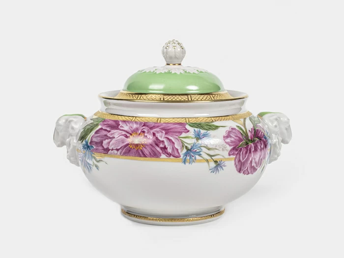 Сервиз чайный на 6 персон 14 предметов, форма Александр III рисунок Дыхание лета, арт. 61.21074.00.5, 