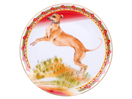 Декоративная тарелка 195 мм форма Эллипс рисунок Опушка арт. 80.89369.00.1