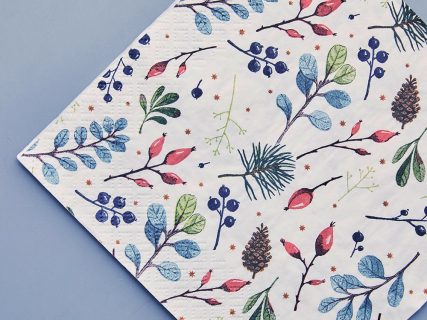 Салфетки бумажные, рисунок Календа, 33х33 см, 20 шт, арт 14.00973.05, 