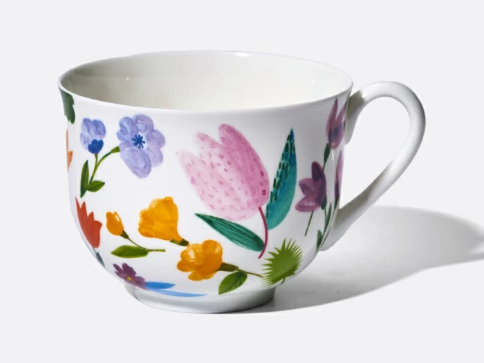 Чашка с блюдцем чайная 345 мл форма Ландыш рисунок Primavera арт. 81.30808.00.1, 