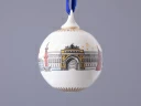 Подарочный набор Ёлочных украшений, форма Шар с петелькой, рисунок Рождественский Петербург, арт. 81.32760.00.1, 