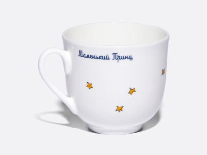 Чашка с блюдцем в подарочной упаковке, форма Ландыш рисунок Маленький Принц и Роза, арт. 81.27751.00.5, 