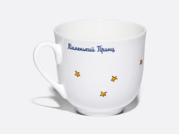 Чашка с блюдцем в подарочной упаковке, форма Ландыш рисунок Маленький Принц и Роза, арт. 81.27751.00.5, 