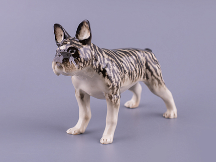 Скульптура Серый Французский бульдог арт. 82.89346.00.1