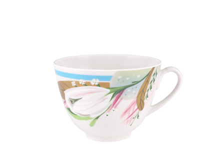 Трехпредметный комплект чайный 230 мл форма Весенняя рисунок Аромат весны арт. 81.28356.00.1