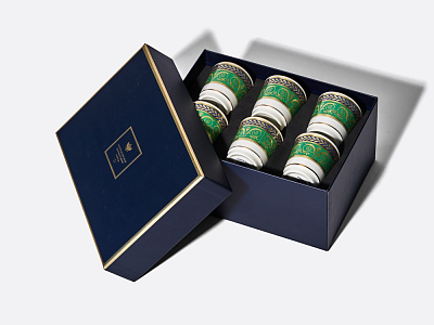 Подарочный набор стопок 6шт, форма Сувенирная, рисунок Золотой арт. 81.30555.00.1
