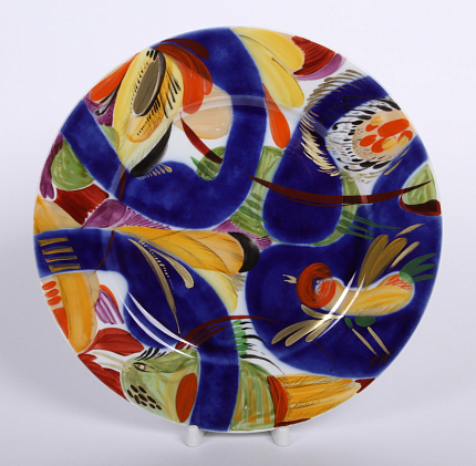 Тарелка мелкая 265 Европейская Цветы и птицы, арт 60.05453.00.1