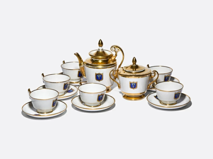Сервиз чайный Александрия Коттеджный, 6 персон 15 предметов, арт. 81.14862.01.1, 
