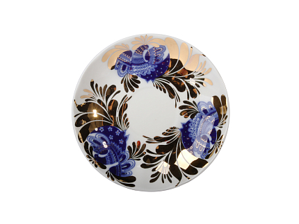 Чашка с блюдцем чайная 250 мл форма Тюльпан рисунок Золотой сад арт. 81.10006.00.1