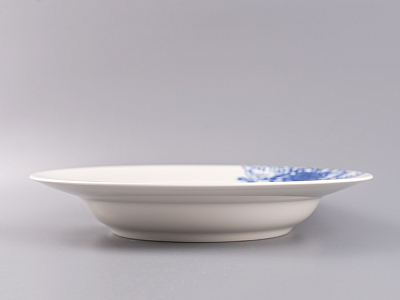 Тарелка 220 мм форма Глубокая, рисунок Гарден, арт. 80.99826.00.1