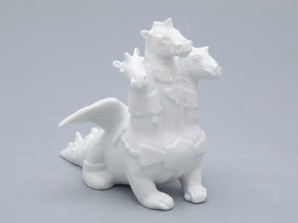 Скульптура Змей-Горыныч Белый арт. 82.72280.00.1, 