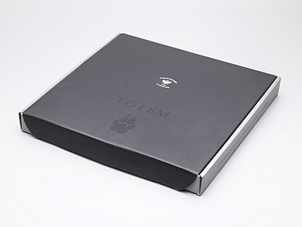 Декоративная тарелка 300 мм в подарочной упаковке, форма Эллипс 2, рисунок Тотем Тигр арт. 81.30083.00.1