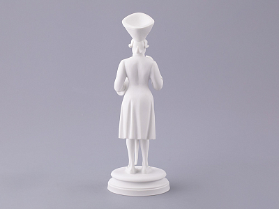 Скульптура в подарочной упаковке, форма Карнавал 2, рисунок Белый, арт. 81.33714.00.1