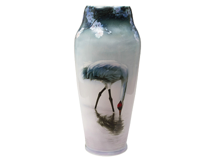 Ваза форма Музейная рисунок Весна. Журавли арт. 80.88185.00.1