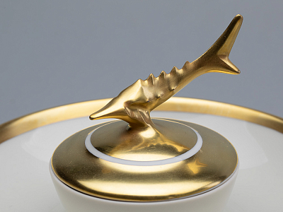 Подарочный набор стопки и икорница рис. Коттеджный арт. 81.30558.00.1