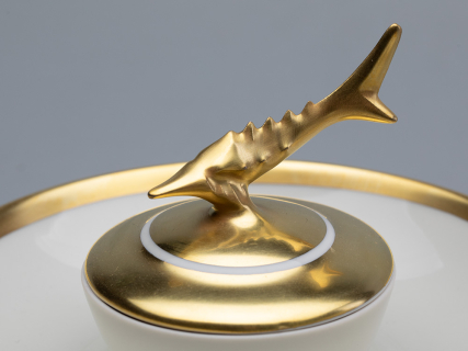 Подарочный набор стопки и икорница рис. Коттеджный арт. 81.30558.00.1, 