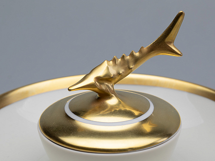 Подарочный набор стопки и икорница рис. Коттеджный арт. 81.30558.00.1