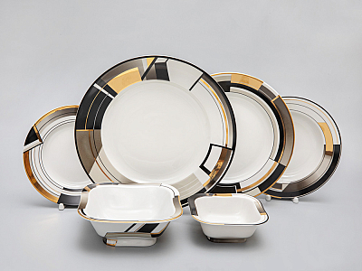 Сервиз столовый форма Молодежная рисунок Проект, 6 персон 22 предмета, арт. 81.28759.00.1