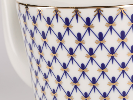 Сливочник 120 мл.,  форма Юлия, рисунок  Кобальтовая сетка арт. 80.66468.00.1, 