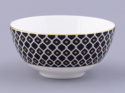 Салатник, форма Восточная, рисунок Неро 2, арт 80.46120.00.1