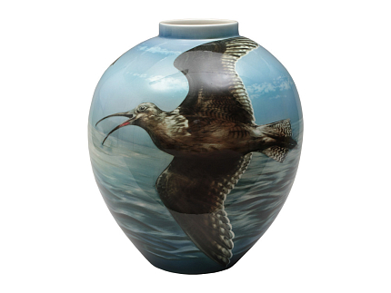 Ваза форма Круглая рисунок На болоте арт. 80.88176.00.1