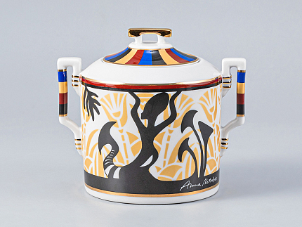 Сервиз чайный форма Гербовая рисунок Анна Нетребко, 6 персон 15 предметов, арт. 81.24966.00.1