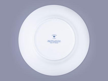 Тарелка декоративная в подарочной упаковке 270 мм, форма Европейская, рисунок Небесно-голубой василек, арт. 81.32667.00.1, 